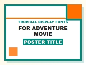 Thundering Jungle Lettering for Epic Posters